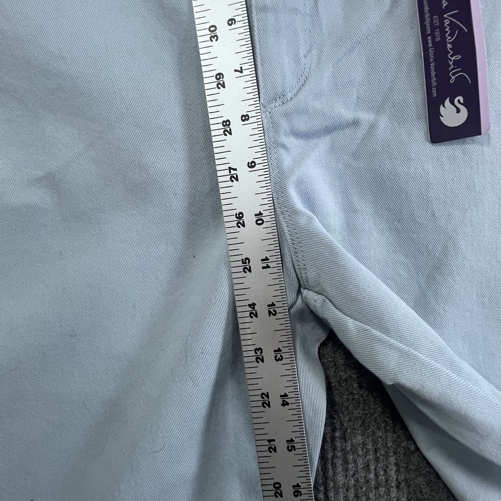 Gloria Vanderbilt Amanda Stretch Jeans Womens 10 Light Blue High Rise Tapered - Picture 6 of 15